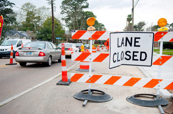 Road Work Government Street Road Diet Mid City