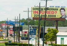 Nonprofit making protective gear for health care professionals out of old Lamar billboards