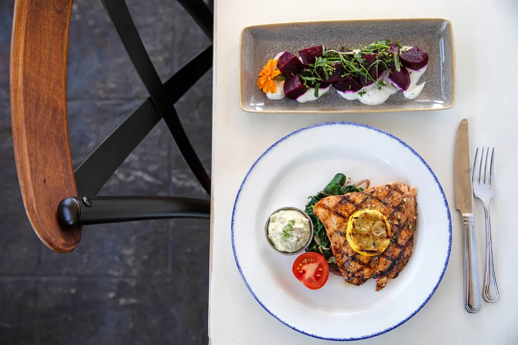 Provisions, 3.27.19, Spa Cuisine with Roasted Beets business lunch provisions on perkins