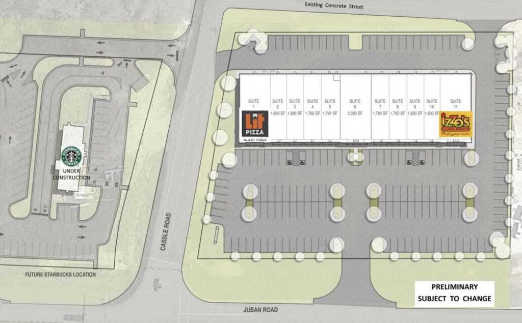 Shopping center being developed across from Juban Crossing