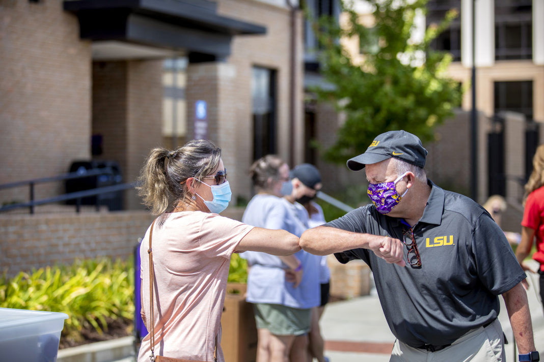 LSU-Move In Day 2020 - President Tom Galligan