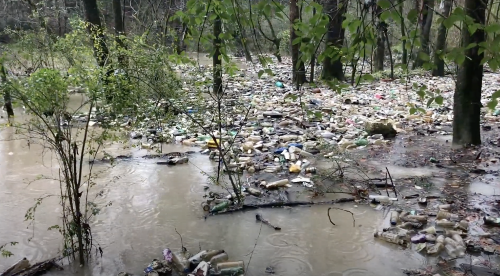 New video shows litter washing into Baton Rouge watershed