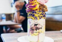 Get a taste of the over-the-top milkshakes from The Yard
