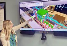 Sophie Dupree, S&B process department manager in Baton Rouge, reviews a project 3D model supporting Louisiana’s energy and industrial projects.