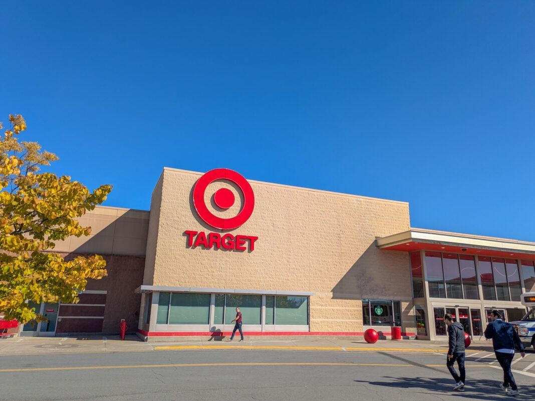 Target store in Plattsburgh in New York State in beautiful day