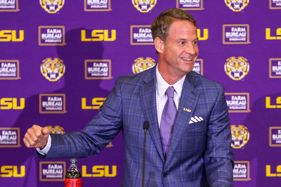 NCAA Football 2025: New LSU Football Coach Lane Kiffin Press Con