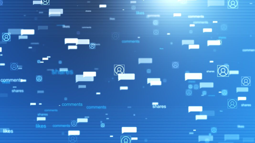 4K Social networking service concept. Communication network. 4K stock video