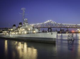 How is the USS Kidd museum faring without its main attraction?